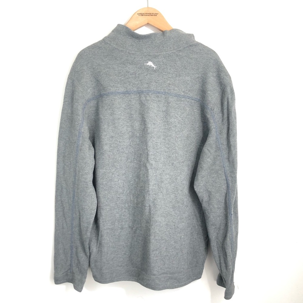 Tommy Bahama Quarter Zip Pullover Hoodie - Picture 2 of 5